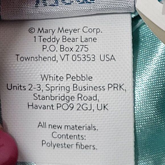 Mary Meyer Dinosaur Lovey Security Blanket Satin Back 12x12 Triceratops Blue NEW - Picture 12 of 12